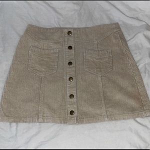 Corduroy Skirt